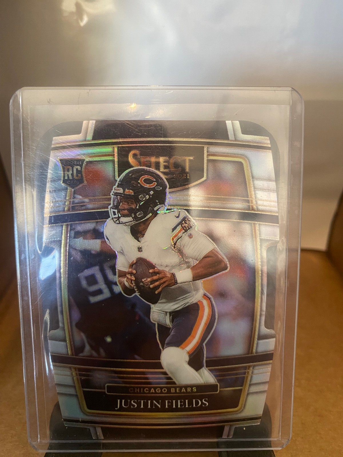 2021 Panini Select #50 Justin Fields Silver Prizm