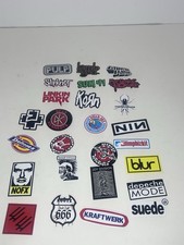 Punk Vinyl Sticker Lot Of 20 pop punk hardcore grindcore rock band
