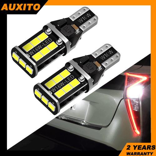 912 LED Bulb Backup Reverse Light T15 921 W16W Super Bright White Canbus LN