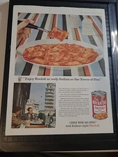 Chef Boy-Ar-Dee Ravioli 1956 Print Ad 10x13