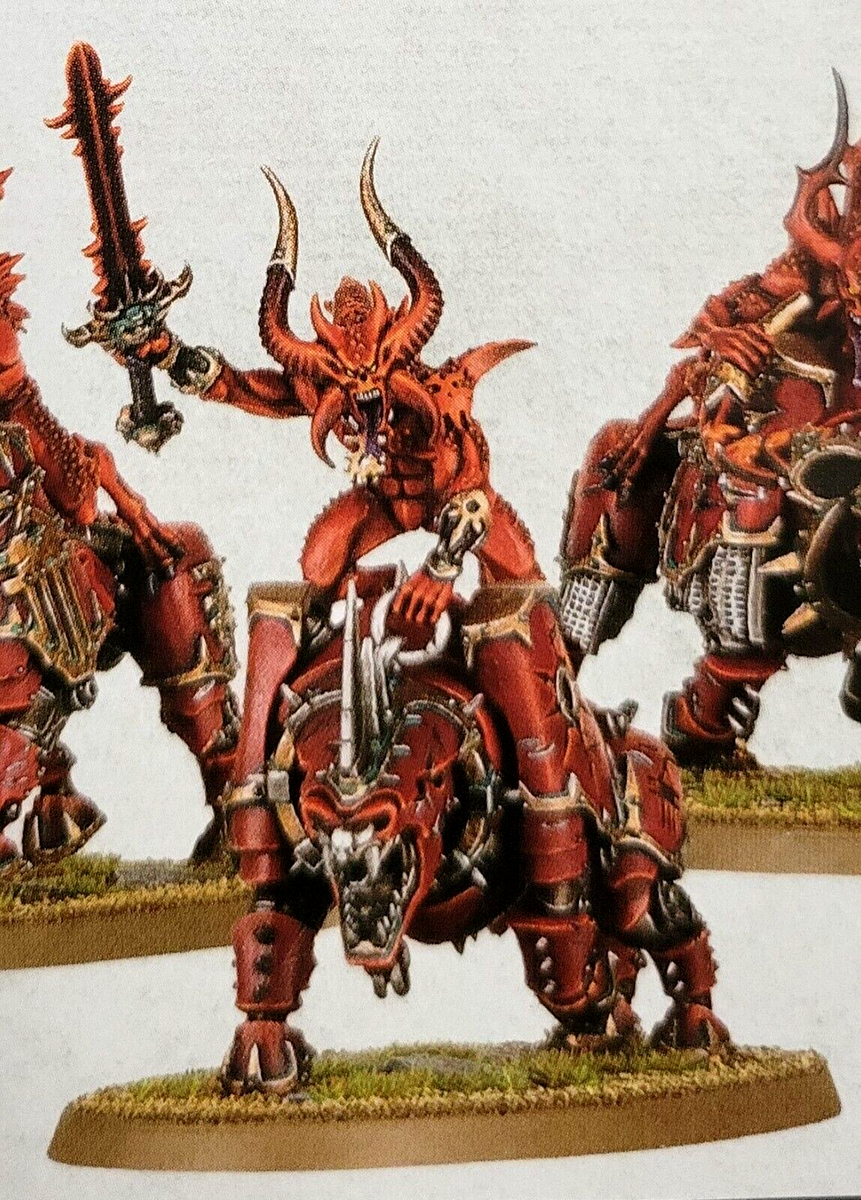 Khorne Bloodcrushers 1x Champion 40K Age Sigmar Warhammer Daemon