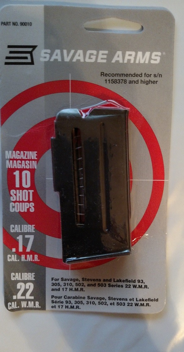 ラカンマキ１０本 Savage 17 HMR, 22 Magnum Magazine 10 Round - 4 pack. | eBay