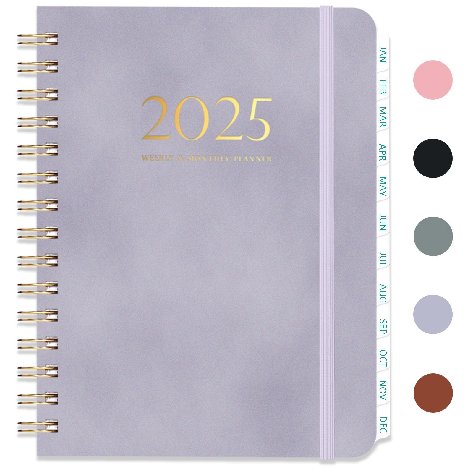 2025 Planner Weekly and Monthly Planner from January 2025 - December 2025 Not...
