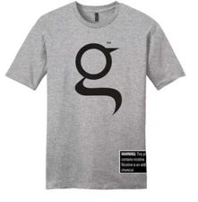 Game Cigar “g” Logo Gray T-Shirt Garcia y Vega XL NEW