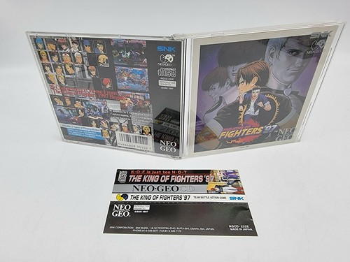 The King Of Fighters 97 + Spine Card Neo Geo Cd Usa Used Tested Very Rare - Picture 4 of 4