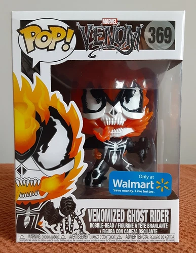 Funko Pop Venomized Ghost Rider #369 exclusivo de Marvel Walmart