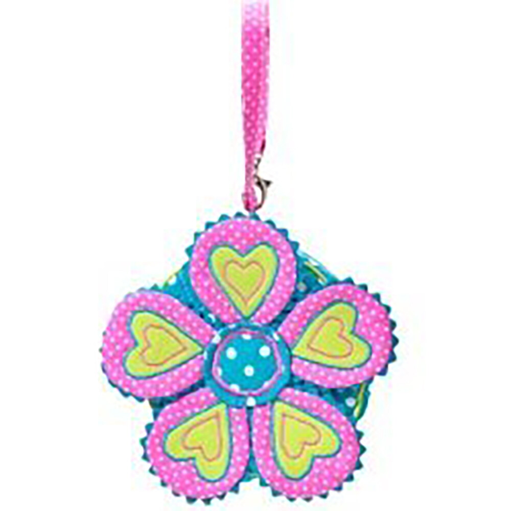 Плюшевая сумочка-браслет с цветочным узором Douglas Toys для девочек