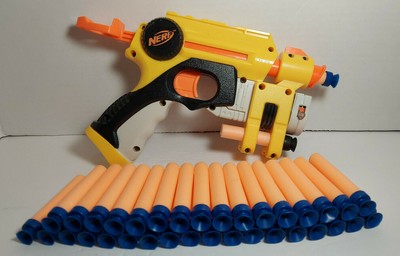 Nerf Action Pull-Back Soft Dart Gun C-015C Hasbro 2004 Laser Sight w/ 37 bullets | eBay