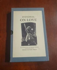 Stendhal on Love Peter Pauper Press Illustrations by Robert Greco HC Slipcover