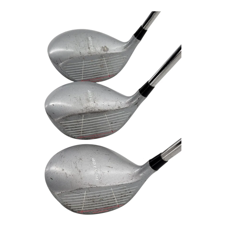 Dunlop Solution Gran Tamaño Damas Derecha Driver 3 5 Madera Acero Eje Empuñadura Paquete Foto 2 de 4