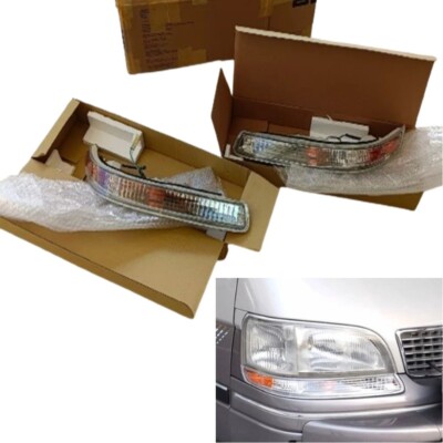 Pair Turn Signal Corner Lights Lamps For 1997-1998 Toyota Hiace