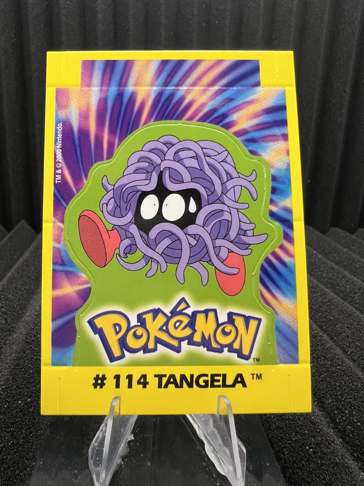 Tangela #114 - Navarrete Kanto Buildable Card 2000s Vintage - Pokemon Card