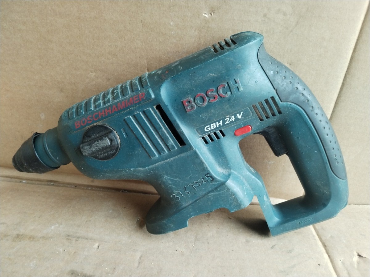 BOSCH GBH 24V BATTERY HAMMER DRILL UNTESTED FOR SPARES OR REPAIRS K2B8