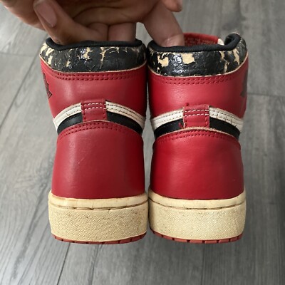 スカイジョーダン1 　オリジナル　1985 Vintage 1985 Original Chicago Nike Air Sky Jordan 1 Size 4.5 | eBay