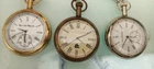 Lot of 3 Watch elgin vintage pocket Collectible Antique Brass Pocket Watch GIFT