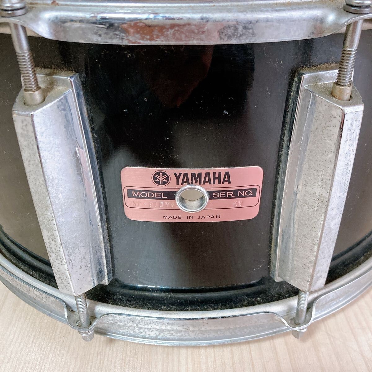 YAMAHA YD-9000 Birch Snare Drum Black SD-970RG 14