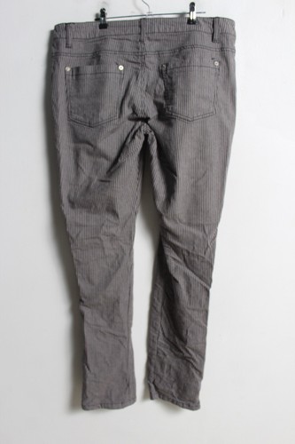 Vintage PRIMARK Genuine Y2K Pin Stripe Jeans Grey - Size 18 (F77) NEW OLD STOCK - Picture 3 of 3