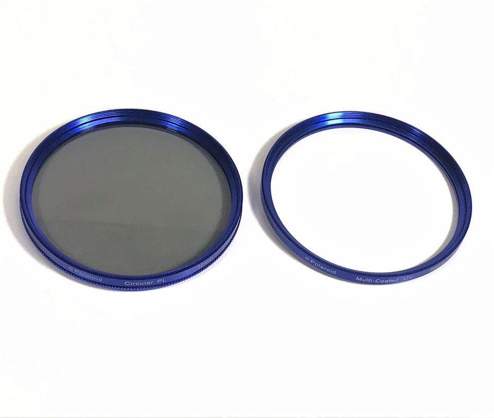 Polaroid Optics 72mm Multi-Coated Dual Filter Kit BLUE (MC UV, CPL) - Image 2 of 4