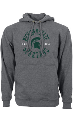 College Hoody Michigan State Spartans Circular hooded Sweater NCAA Levelwear