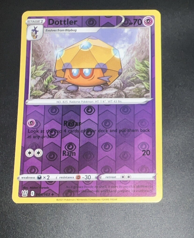 Pokemon - Dottler - 064/163 - Reverse Holo - Battle Styles - NM/M - New