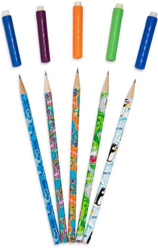 Scented Pencil Toppers with Aquarium Themed Pencils (5 Pack) - Picture 2 of 3