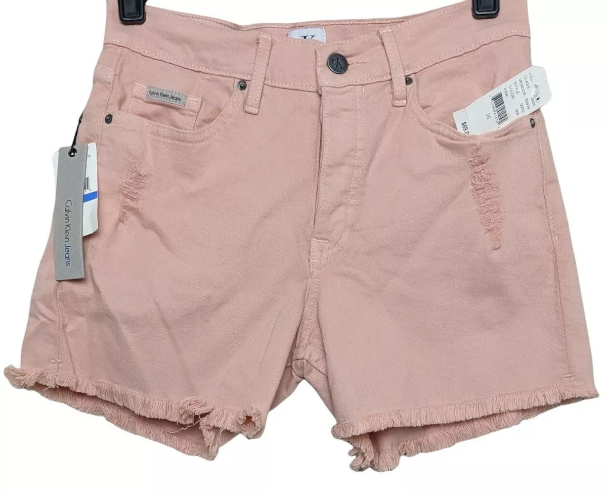Pink short cheap jeans