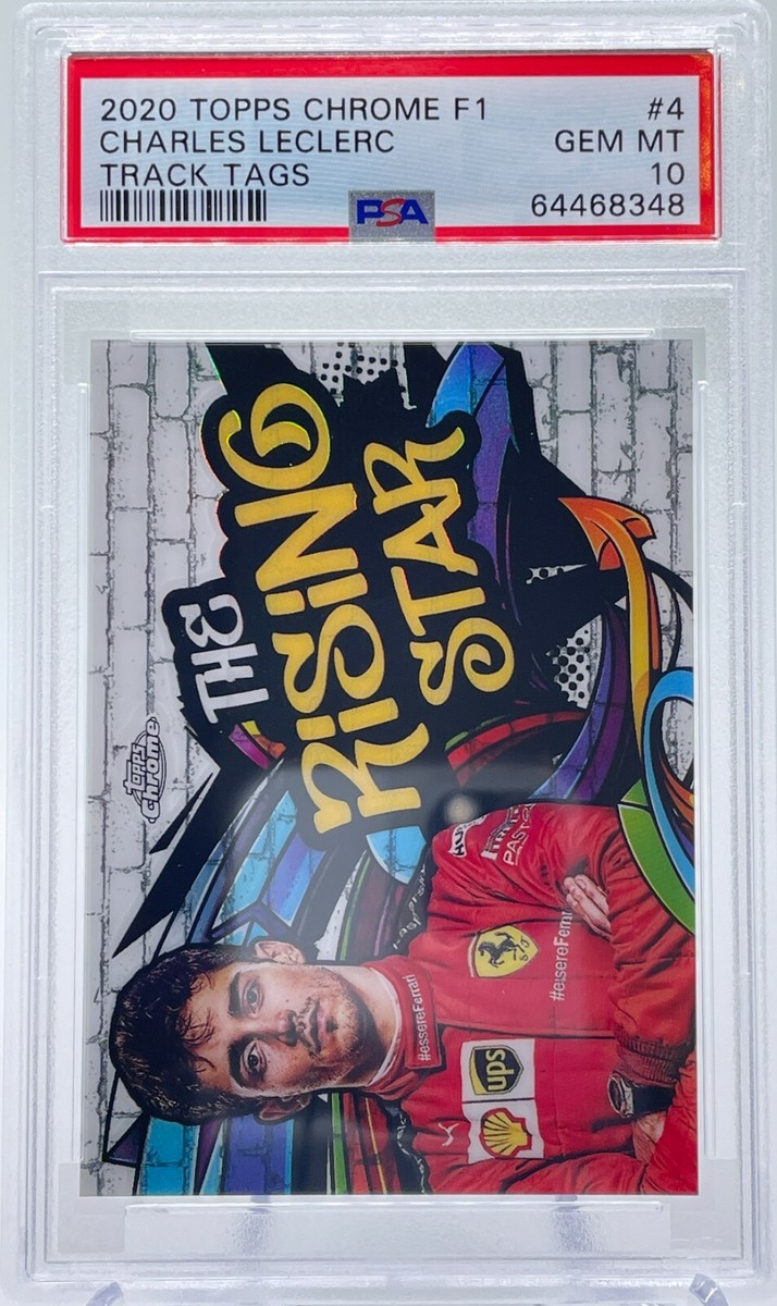 PSA 10 Charles Leclerc 2020 Topps Chrome F1 Formula 1 Track