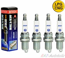 Zündkerze 4 x Brisk Benzin/Autogas (LPG) ALFA ROMEO FIAT PUNTO UNO