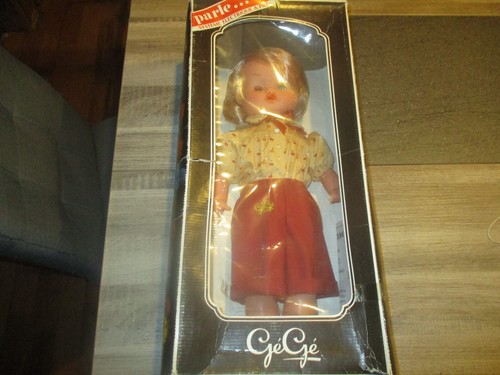 RARE! POUPEE ANCIENNE GEGE PARLANTE - ENCORE EN BOITE - 第 1/1 張圖片