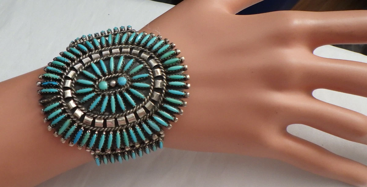 Zuni turquoise cuff bracelet sale