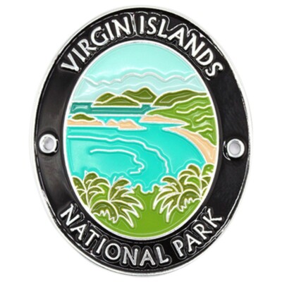 Virgin Islands National Park Walking Stick Medallion Caribbean Hiking Gift Badge