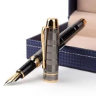 Hero Fountain Pen Gray Paint Carving Personalised Luxury M Nib 0.7mm Gift Box