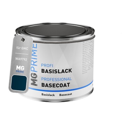 Autolack Dose spritzfertig für GMC WA9792 Indigo Blue Metallic Basislack 0,5L