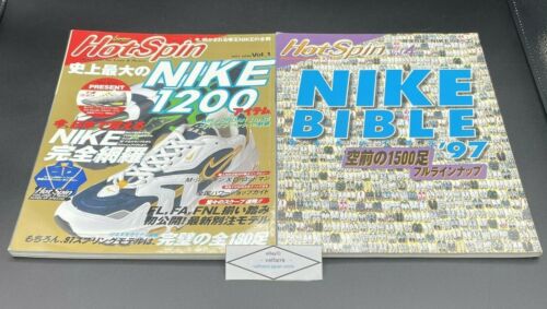 Lot Hot Spin de 2 paires de chaussures Nike Bible 1500 vol.4 & Nike 1200 articles vol.1  - Photo 1 sur 12