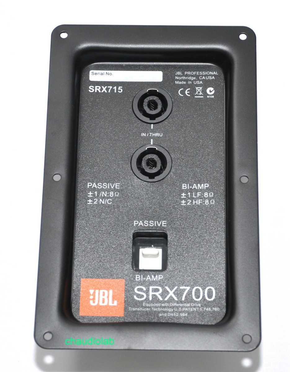 One JBL SRX700 (SRX-715) Back Panel with Connectors & Switch