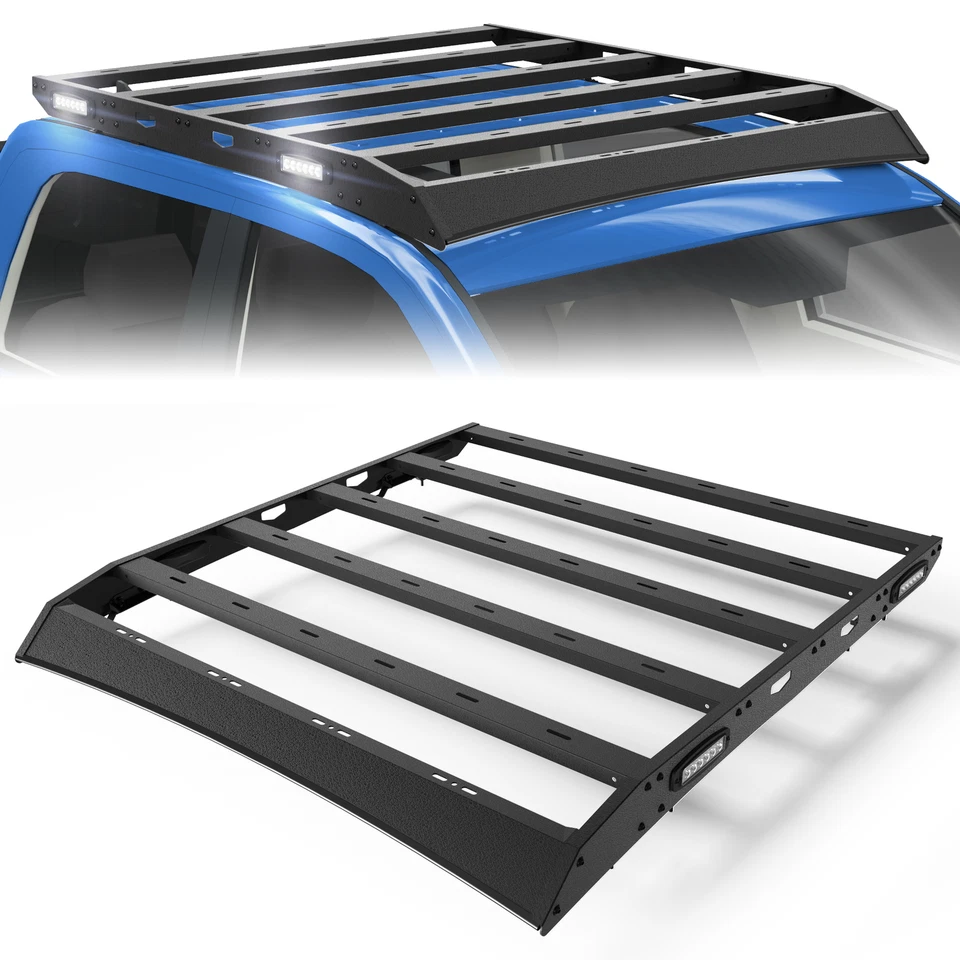 Adjustable Bed Rack/Roof Rack Luggage Cargo Carrier For 2009-2018 Dodge Ram 1500 Foto 3 de 4