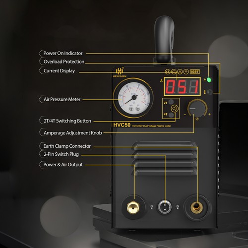 40A Air Plasma Cutter Contact Touch Pilot Arc Inverter 110V 220V Cutting Machine - Picture 5 of 7