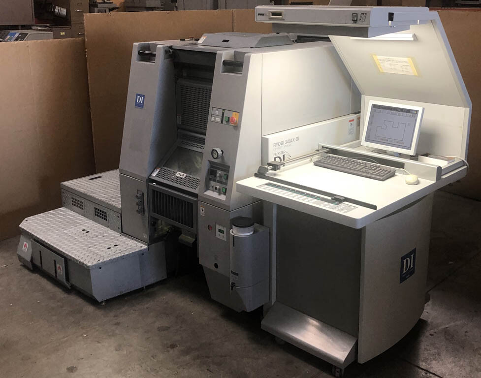 RYOBI Presstek DI Press 3404XDI 4-Color Printing Press – 34XDI KPG