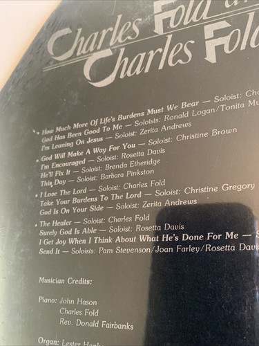 NEW Sealed Vintage Charles Fold Singers Live In Concert GOSPEL 2 LP SAVOY Church - Picture 5 of 8