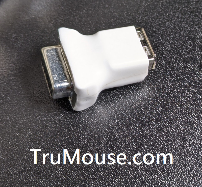 TruMouse True USB Atari ST Mouse Adapter - White Version - STFM, STE, TT, Mega