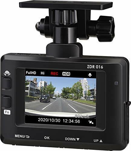 コムテック ZDR 016(C) Comtec Drive Recorder ZDR016 Front and rear 2 cameras Front
