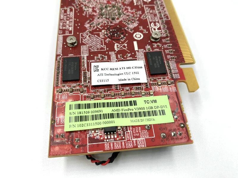  AMD FirePro V3900 PCIe 1GB DP/DVI Port Graphics Video Card - Image 4 of 4