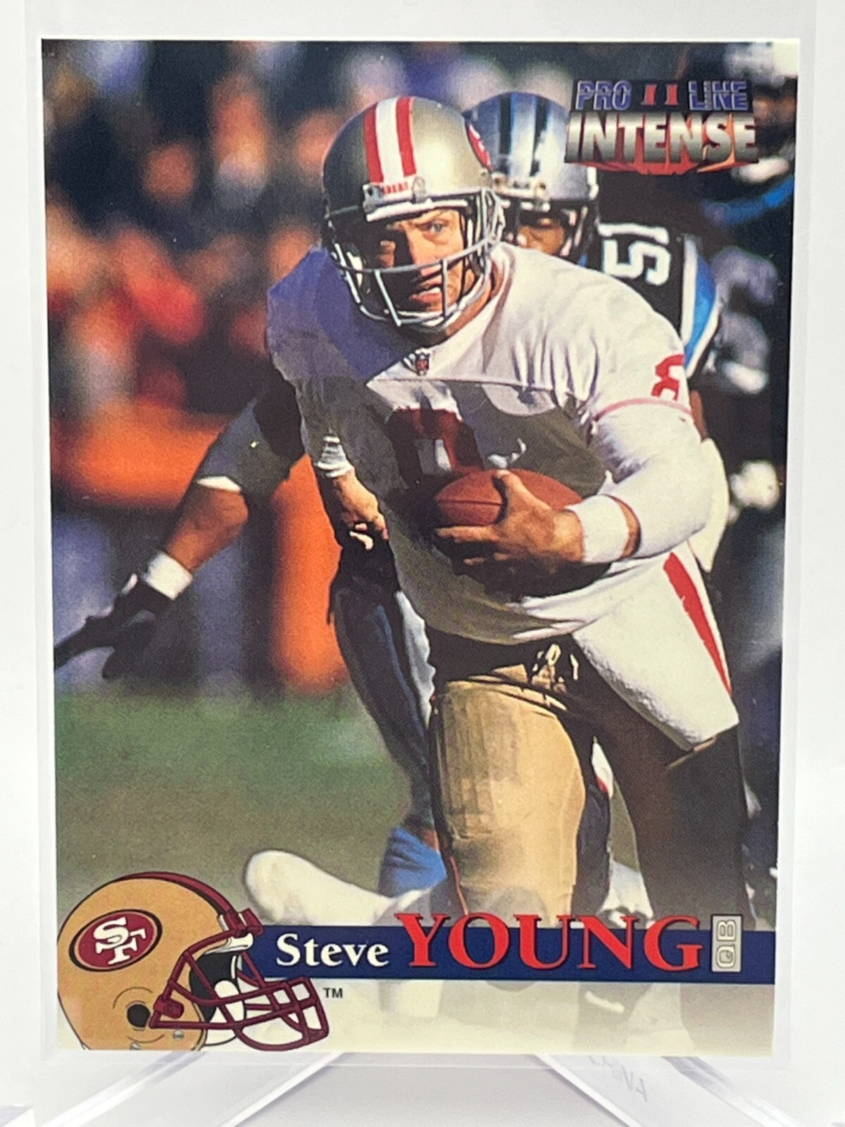 1996 Pro Line II Intense NFL Football Card #71 Steve Young San Francisco 49ers