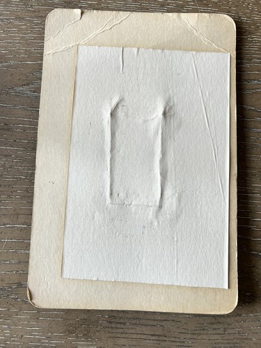 Tarjeta de muestra vintage de vendedor de botones de metal LaMode 9,5" x 6,25" #2702 - Imagen 3 de 3