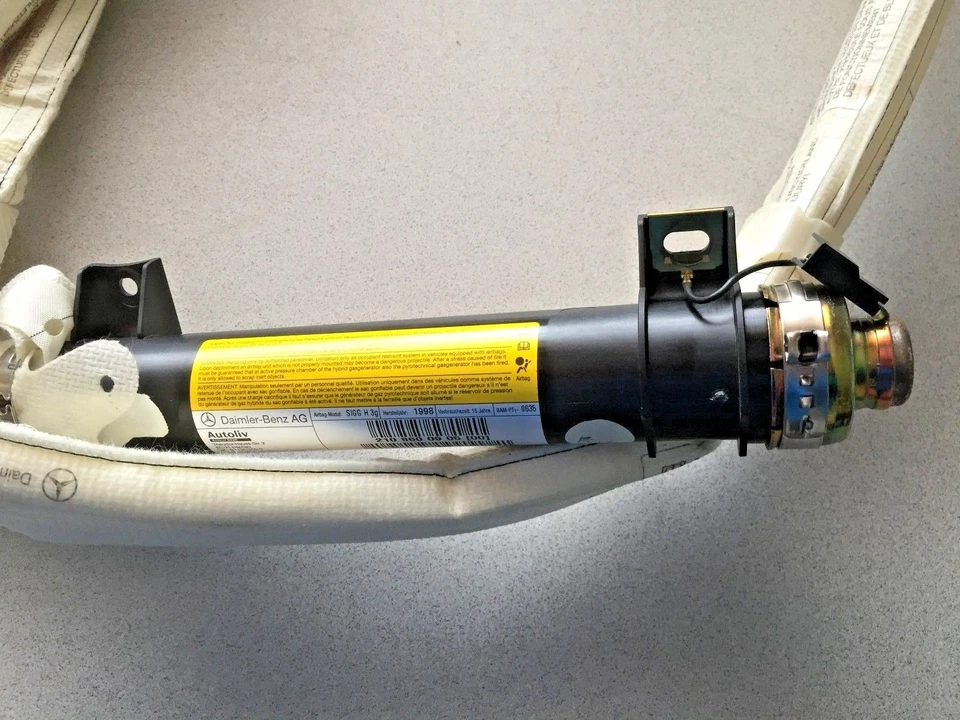 Mercedes-Benz E320 W210 1998-2002 ~ cortina de protección de cabeza izquierda ~ pieza OEM Foto 2 de 3