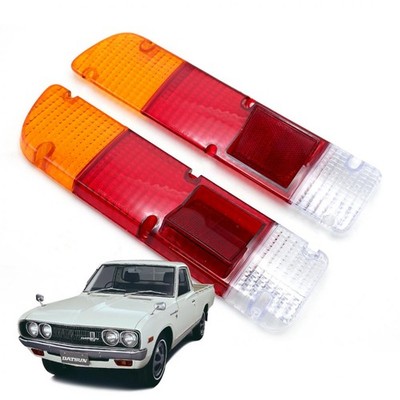 Pair Rear Tail Light Lamp Lens For Nissan Datsun 620 1500 Truck 1974 - 1978