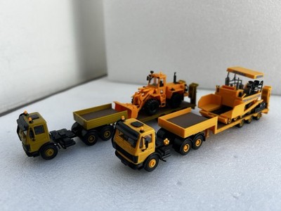 Kibri Mercedes NG Tieflader Gespann Radlader Asphaltfertiger Konvolut 1:87 H0