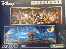 Clementoni 2 X 1000 pc Disney: Mickey and Minnie Music  Love jigsaw puzzles