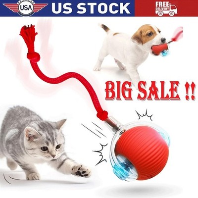 Automatic Rolling Ball Smart Cat Dog Toy Electric Pet Self-moving Kitten lot