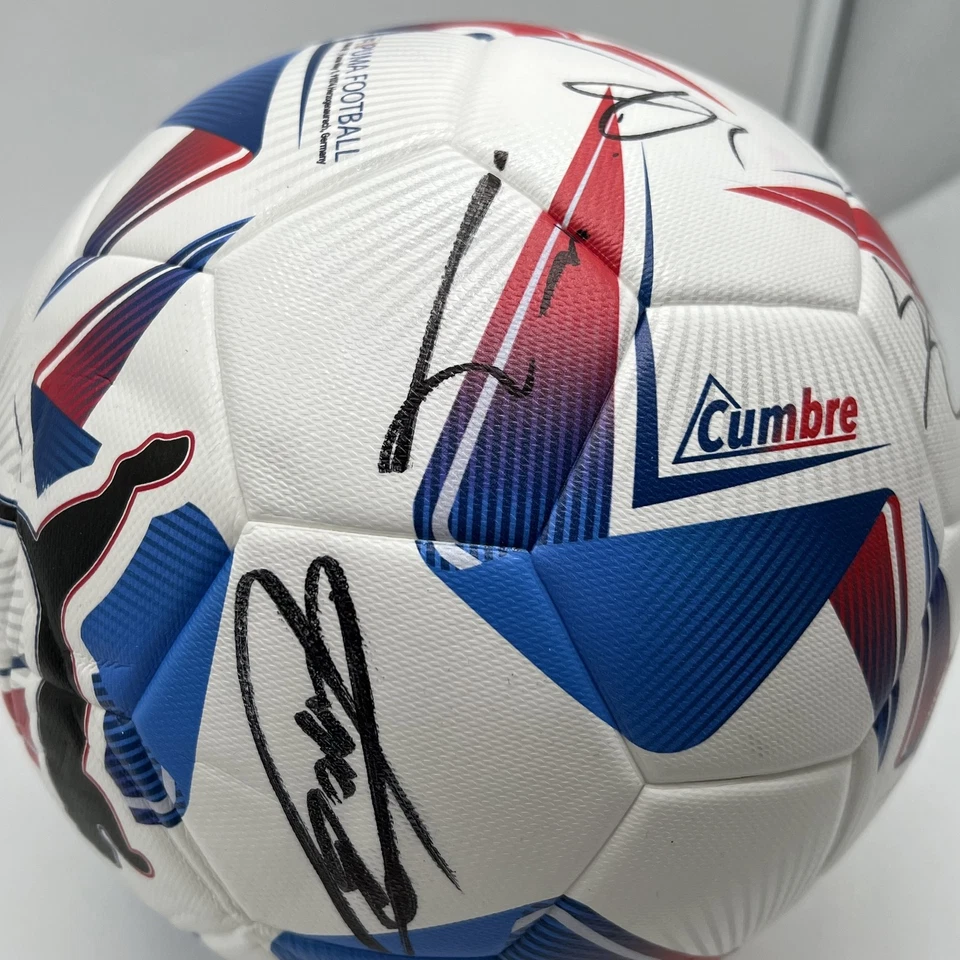 Brazil National Team Signed Soccer Ball V. Junior, Rodrygo, Marquinhos, Gomes - Image 2 of 4